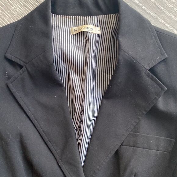 Black Blazer Striped Liner  - Picture 4 of 5